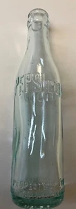 Botella de refresco de lado recto Pepsi:Cola 6 1/2 oz Danville, VA. bloque logotipo grande - Imagen 1 de 5