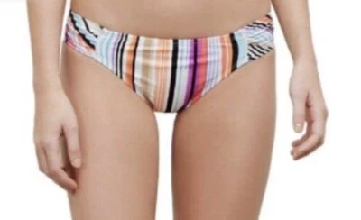 NWT Kenneth Cole Women's Over The Rainbow Stripe Sash Tab Hipster Bottom Size XL - Image 1 of 2