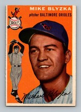 1954 Topps #152 Mike Blyzka VGEX-EX Baltimore Orioles Baseball Card
