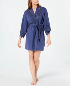 Charter Club Womens Embroidered Lace Soft Knit Robe - Picture 1 of 1