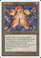 The Rack 4th Edition NM Artifact Uncommon MAGIC THE GATHERING CARD ABUGames