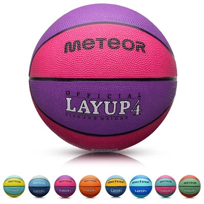 Basketball Kinder Frauen Jugend Größe #4 indoor outdoor Spielball LAYUP meteor - Bild 1 von 4