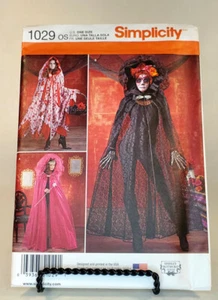 Pattern Misses Costume Cape One Size Simplicity 1029 - Picture 1 of 2
