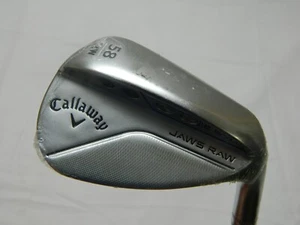 New RH Callaway Jaws RAW Chrome 58* 58.12w Lob Wedge LW DG Spinner Steel - Picture 1 of 4