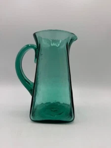 HTF Blenko #603 Sea Green-1958-1961 Acid Etched Mid-Century Modern Wayne Husted - Picture 1 of 17
