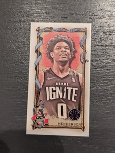 2023 Allen & Ginter Base Mini A&G Back #265 Scoot Henderson Rookie