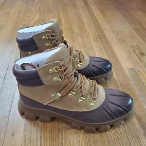 Sperry The Summit Boots Sz 8 Brown Leather Waterproof Winter Lug Sole NWOB - Picture 1 of 10