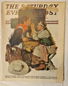 Saturday Evening Post May 24, 1930 Norman Rockwell Hollywood Mayor Walker F01E - Picture 1 of 17