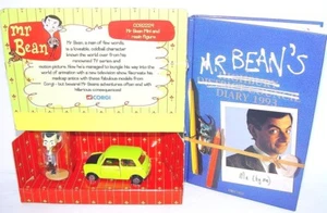 Corgi Toys 1:36 MR. BEAN MINI COOPER Comic TV Car + DIARY 1993 BOOK MIB`05 RARE! - Picture 1 of 12