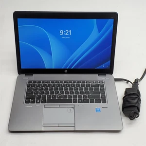 HP EliteBook 850 G2 Laptop i5 5200U 2.2GHZ 15.6" HD 8GB RAM 256GB SSD Windows 11 - Picture 1 of 9