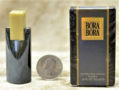 BORA BORA PARA HOMBRE EUA DE TOILETTE COLECCIONABLE MINI 0,18 OZ 5,3 ML Foto 1 de 4