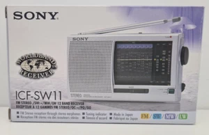🐦🔥 Sony ICF-SW11 Weltempfänger FM SW MW LW Radio NEU OVP 4-Band Receiver RAR - Bild 1 von 9