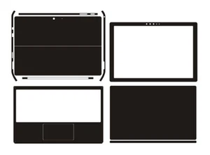 Laptop Sticker Skin Decal Carbon fiber Cover for Microsoft surface pro7 12" - Picture 1 of 34