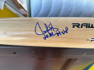 Juan Gonzalez Signed Rawlings Pro Blonde Baseball Bat w/2x AL MVP (SCHWARTZ COA) - Picture 1 of 7