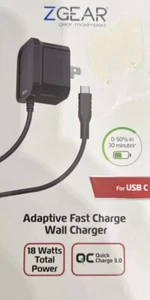 Z Gear - Cargador de pared de carga rápida adaptable USB-C - 18 vatios - Imagen 1 de 2