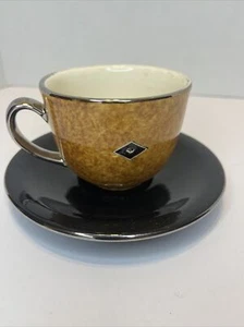 Coffee Cup, Tea Cup, Plate, Unique ￼ Reflective Handle, ￼Fast Shipping - Picture 1 of 4