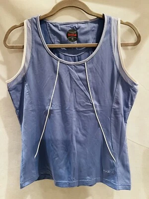 Top de tenis Bolle para mujer sin mangas M azul/blanco  Foto 1 de 3