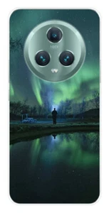 Coque en silicone imprimée compatible Huawei Honor Magic 5 Pro 5G Aurores Boréal - Picture 1 of 3