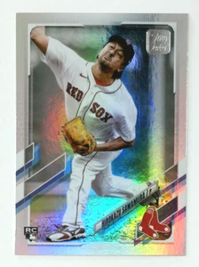 2021 Topps Update #US117 Hirokazu Sawamura Rookie Boston Red Sox RC Rainbow Foil - Picture 1 of 2