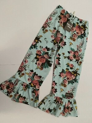 Pantalones Matilda Jane Niñas Maravilla Día Especial Volantes Grandes 8 Nuevos con Etiquetas MJC Floral Foto 1 de 3