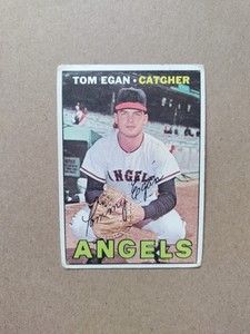 TOM EGAN 1967 TOPPS BASEBALL #147 vg free shipping 