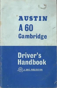 AUSTIN A60 CAMBRIDGE Handbook Bedienungsanleitung 1965 Saloon / Countryman BA - Picture 1 of 8