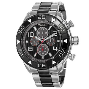 Herren Akribos XXIV AK814TTB Taucher Lünette Chronograph zweifarbige Armbanduhr - Bild 1 von 7