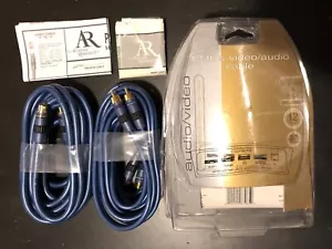 ACOUSTIC RESEARCH - Performance Series - 12ft/3.7m - S-VIDEO & RCA AUDIO CABLES - Picture 1 of 3
