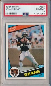 1984 Topps #224 Willie Gault PSA 10