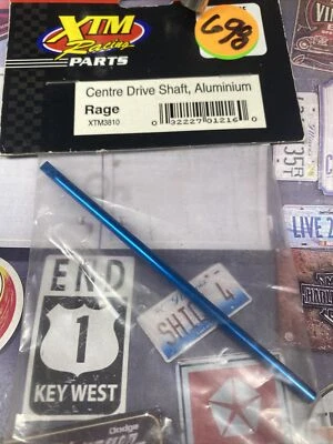 XTM XTM3810 Centre Dlrive Shaft, Aluminum:RAGE NewInPack USA Shipped - Image 1 of 4