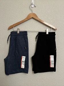 Lot of 2 Shorts Boys Wonder Nation Athletic Sweat Shorts Drawstring School M 8 - Picture 1 of 7