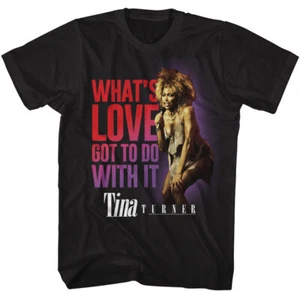 Tina Turner What's Love Got To Do With It Men's T Shirt Soul Rock Music - Picture 1 of 6