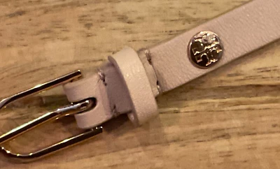 PULSERA TORY BURCH DOBLE ENVOLTURA CUERO TACHONADO ROSA PASTEL USADA Foto 1 de 4