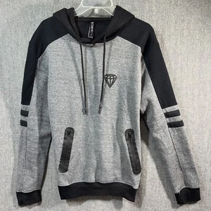 Vitamins Herren S. Hoodie Diamond Logo Pullover Kapuzenpullover grau schwarz MS60 - Bild 1 von 11
