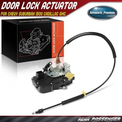 Actuador de bloqueo de puerta de pasajero trasero para Chevy Suburban 1500 Avalanche Cadillac GMC Foto 1 de 4