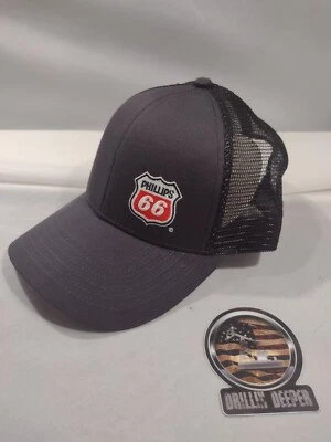 Chapéu Phillips 66 óleo $Raro$ & Adesivo Guindaste Campo Petrolífero Construção de Mineração P221 - Imagem 1 de 4