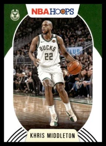 Tarjeta de baloncesto Hoops Khris Middleton #176 Milwaukee Bucks 2020 - Imagen 1 de 2