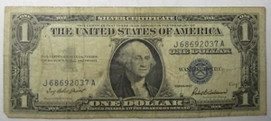 1957 Blue Seal 1 Dollar Silber Zertifikat - #11228-7 - Bild 1 von 2