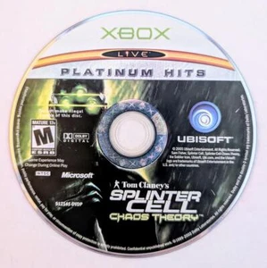 DISC ONLY- TOM CLANCY'S SPLINTER CELL: CHAOS THEORY PLATINUM HITS ORIGINAL XBOX - Picture 1 of 1