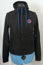 NEW Colosseum Boise State Broncos Embroidered Black Quilted Jacket Women's M