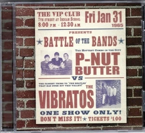Arizona Garage P-NUT BUTTER / VIBRATOS CD Battle Of The Bands Mascot Beatles set - Picture 1 of 2