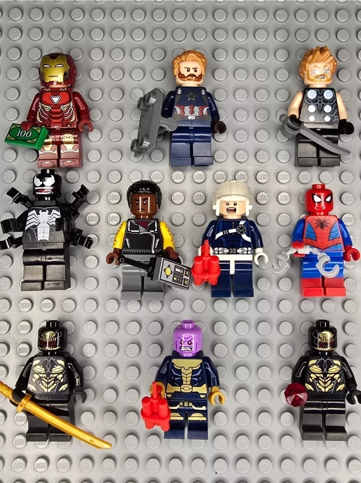 Lego Marvel Super Heroes Minifigures Lot and Accessories - Image 1 of 1