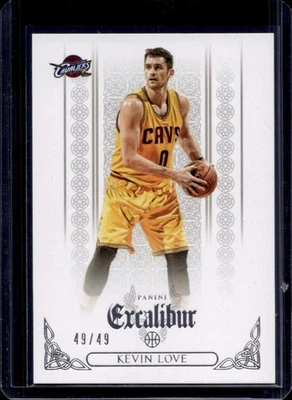 2014-15 Panini Excalibur Kevin Love Silver #/49 Cavaliers - image 1 of 2