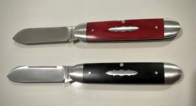 (2) Lote de facas Jack Wolf - Gateway Equal End! Madeira de ébano, osso vermelho - Imagem 1 de 4