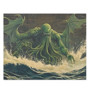 Cthulhu Themenpuzzle - 500-teiliges Puzzle für Liebhaber des kosmischen Horrors, [...] - Bild 1 von 4