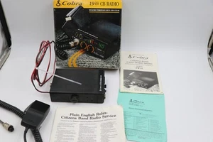 Cobra 19 DX CB-Funkgerät kompakt tragbar verpackt mit Anleitung Mikrofon - Bild 1 von 10