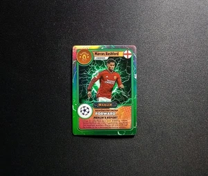 2023-24 Topps Merlin UEFA Club Marcus Rashford Merlin's Gamers rifrattore 2024 - Foto 1 di 4