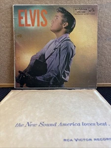 ELVIS Elvis / 1956 LPM 1382 ORIG AD-BACK COVER Rare / Ultrasonic Cleaned Tested - Picture 1 of 7