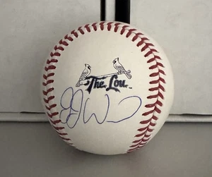 JJ WETHERHOLT SIGNED ST. LOUIS CARDINALS “THE LOU” OML BASEBALL BECKETT BAS - Picture 1 of 3