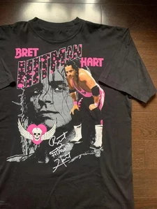 Bret “Hitman” Hart T-Shirt – Retro Wrestling Graphic Tee - Picture 1 of 5